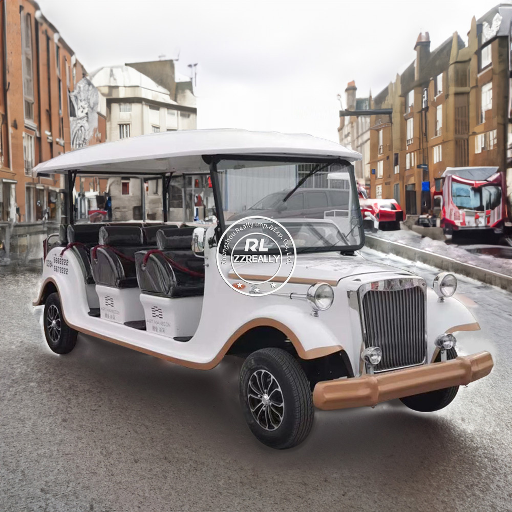 Mobile Street Legal Old Retro Golf Cart Buggy Antique Sightseeing Cart Electric Vintage Classic Car For Adults