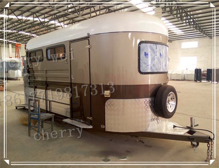 OEM Window Horse Trailer Customized 3 or 4 Horse Classic Gooseneck Horse Trailer for Sale