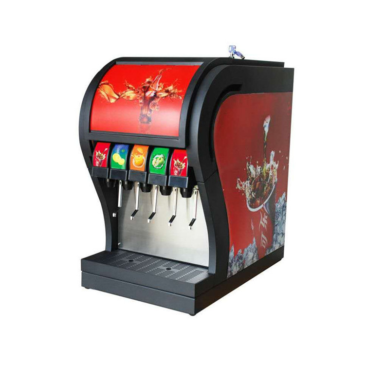 2022 Automatic 5 flavour soda vending machine / soda fountain dispenser