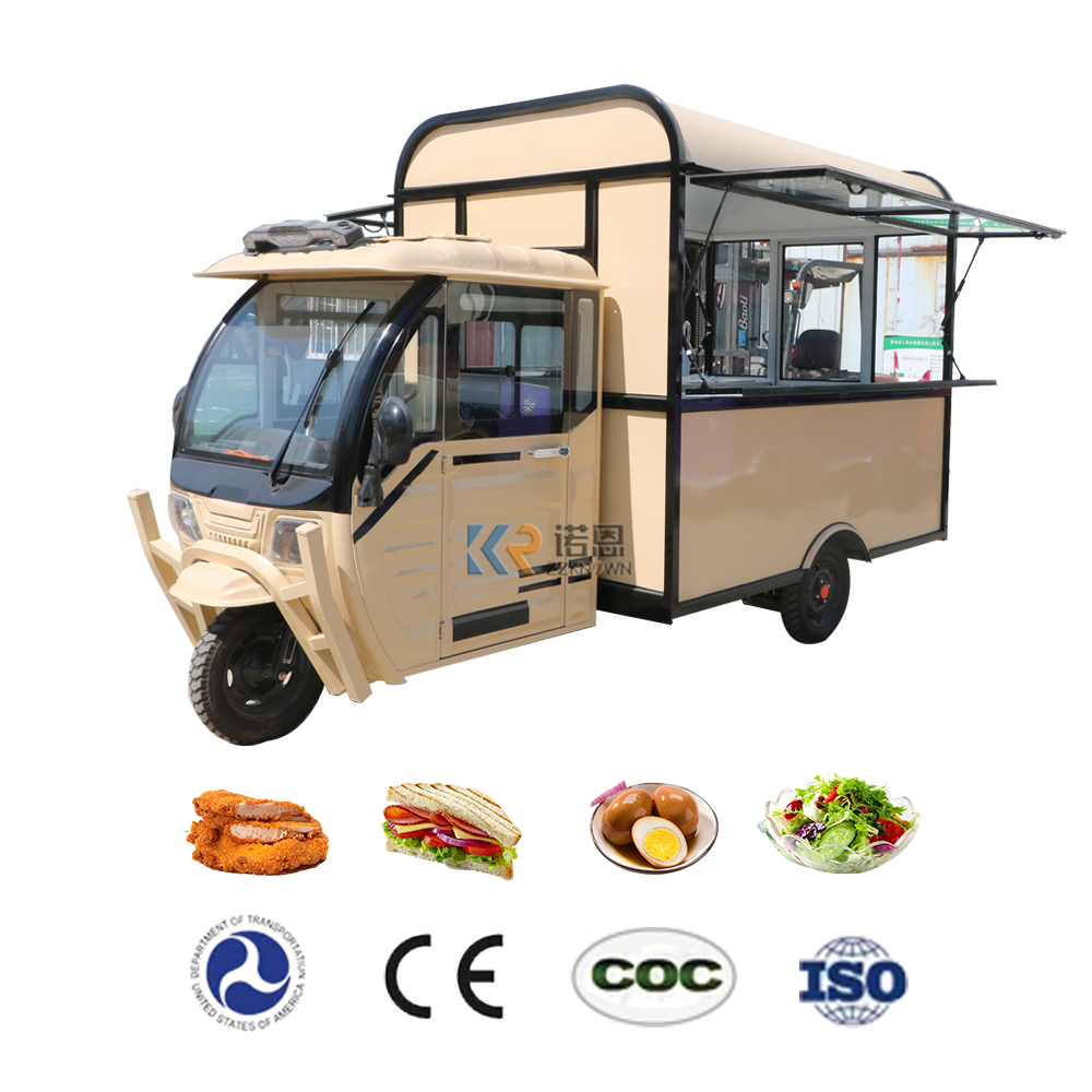 Electric Tricycle Food Cart Mobile Food Cart Tricycle Food Truck Trolley Cart For Sale