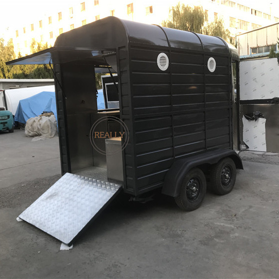 DOT CE Certification Mobile Bar Kitchen Fast Food Trailer Fully Equipped Ice Cream Truck Hot Dog Cart