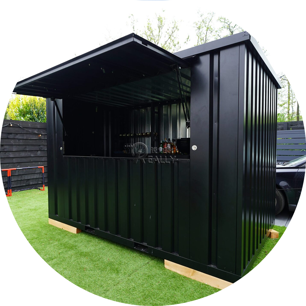 20ft Waterproof Commercial Container Food Truck Prefab Shipping Container Bar Cafe Shop For Sale