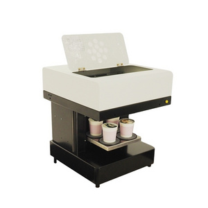 OEM Food Printer New design Latte Art Foam milked coffee Printer, Chocolate /Cake/Biscuit Printing machine with ink