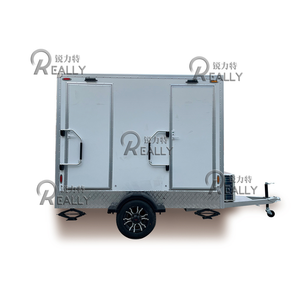 Public Portable Restroom Trailer Temporary Outdoor Toilet Business For Sale Hire