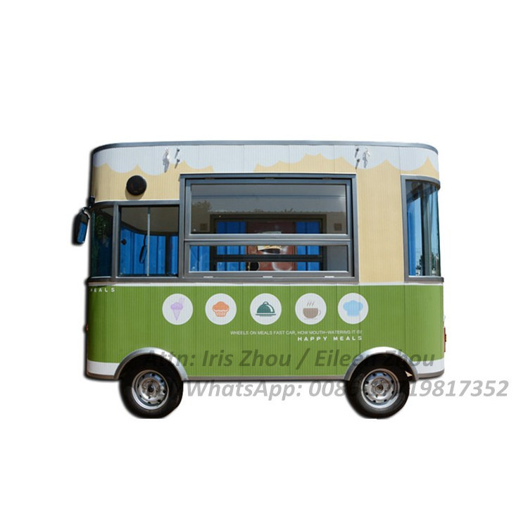 2024 Hot Selling Street Vending Carts/Food trucks for sale in china Mobile Fast Kiosk/Europe Fast Mobile Food Trailer