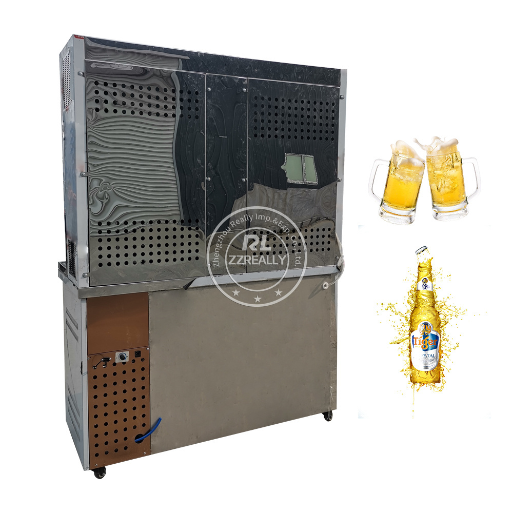 2024 House Bar High Quality Mountable Stainless Steel 3 Bottle Revolving Beer Drink Liquor Dispenser Machine For Wine