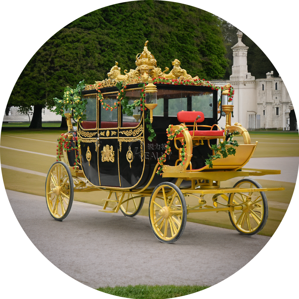 2024 Wedding Ancient Marathon Exhibition Horse Carriage European Royal Family Carriage