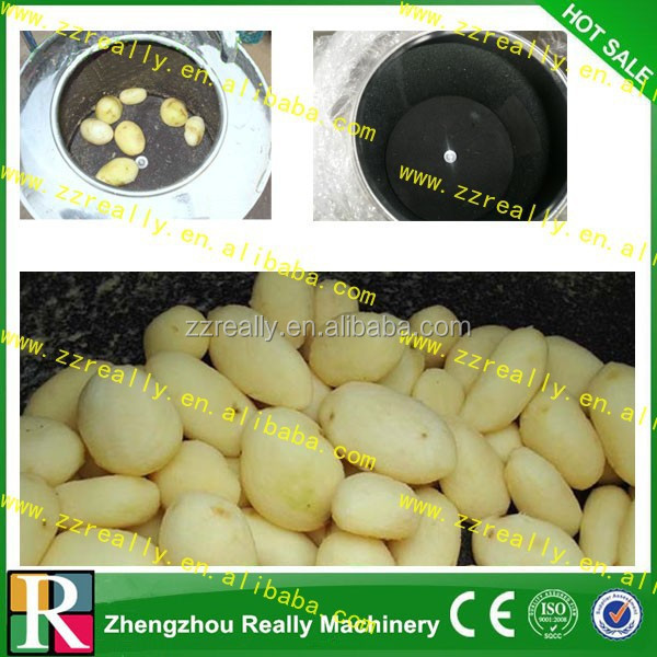 OEM large capacity commercial potato peeler and slicer machine/potato peeling machine