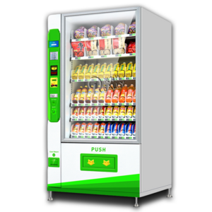 24 Hours Self-Service Coin Operated Vending Machine Touch Screen Chocolate Candy Snacks and Drinks Combo Vending Machine