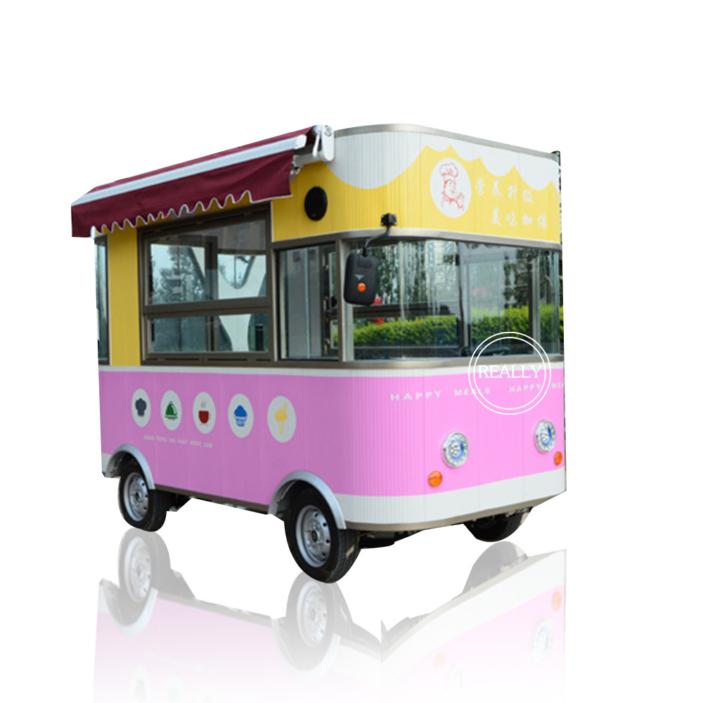 2024 CE fast food van designer/scooter food cart for sale