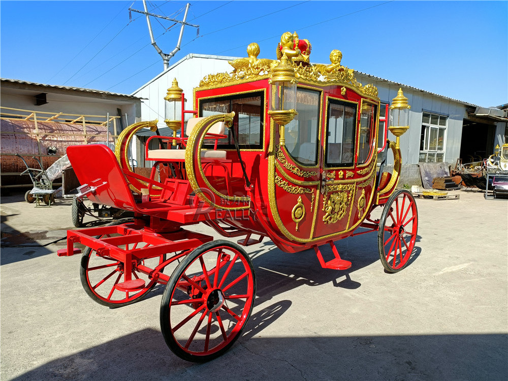 2024 Luxury Royal Carriage VIP Reception European Carriage Customized Scenic Spot Sightseeing Electric Carriage