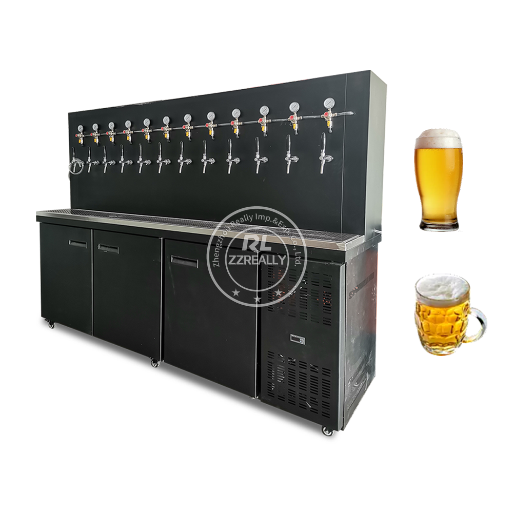 2024 Customs Logo Drink Dispensers Beer Tap 1.5L 3L Beer Tower With Ice Tube Faucets Water Beer Machines Buffet Beverage Dispens