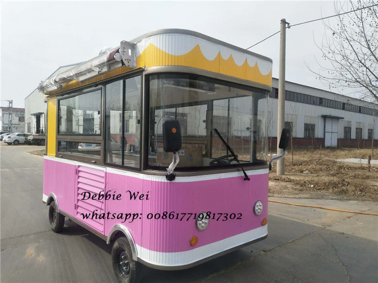 2024 CE fast food van designer/scooter food cart for sale