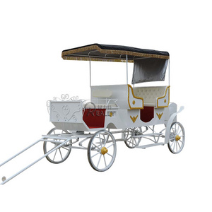 Full Royal Horse Carriage Sightseeing Limousine English Style Horse Wagon Sightseeing Electric Horseless Carriage