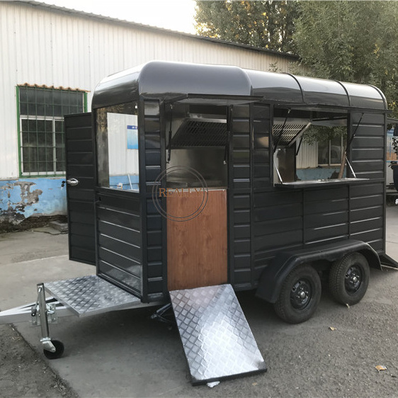 DOT CE Certification Mobile Bar Kitchen Fast Food Trailer Fully Equipped Ice Cream Truck Hot Dog Cart