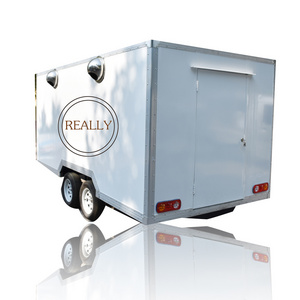 China Custom Mobile Street Fast Vending Carts Fast Food Truck Used Car Food Trailers With Freezer For Sale Europe