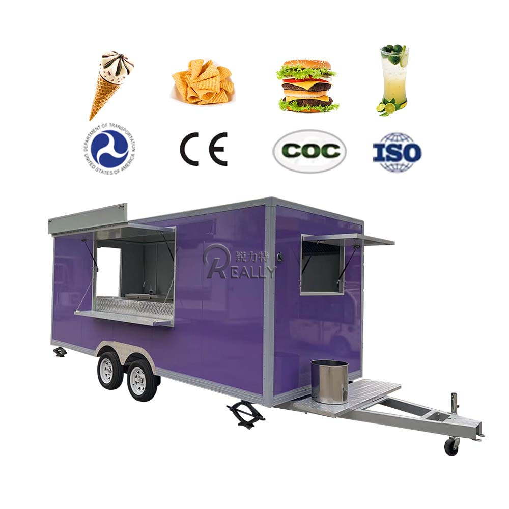 Prime Quality China Bbq Food Trucks Hot Dog Mobile Ristorante Food Trailer Sales Pink Pizza Ice Cream Food Truck