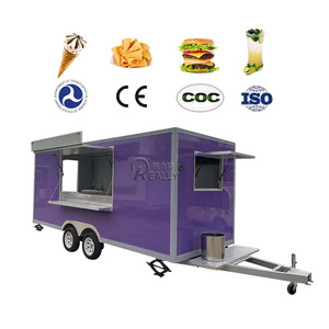 Prime Quality China Bbq Food Trucks Hot Dog Mobile Ristorante Food Trailer Sales Pink Pizza Ice Cream Food Truck