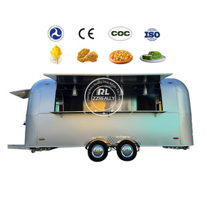 2024 Long Service Life Fully Equipped Professional Beer Bar Snack Machines Vending Food Trailer Cart Food Truck