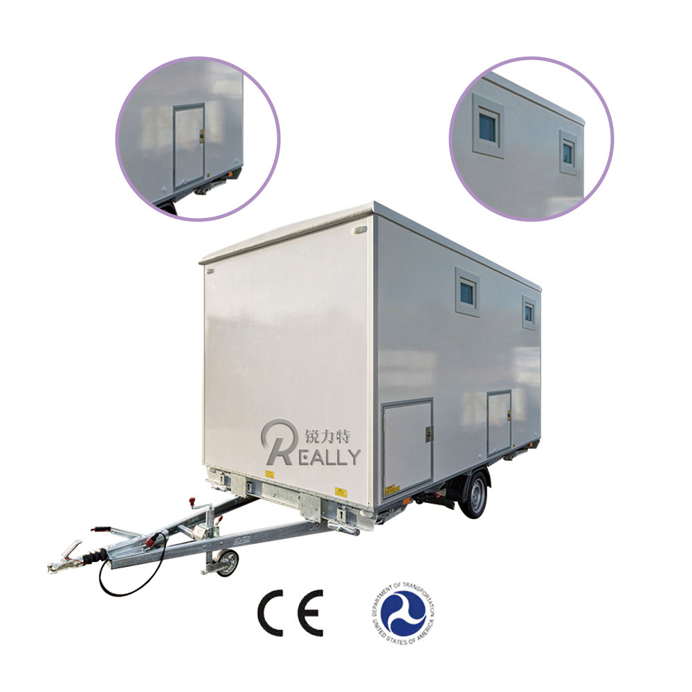 Ready To Use Prefab House Chemical Toilet Outdoor Mobile Toilet Piece Mobile Toilet Trailer Portable Bathroom Cabin