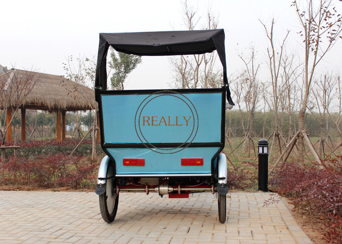 2024 Fully Painted Tricycle Pedicab Rickshaw Used for Transport Passengers Electric Cargo Bike Enclosed