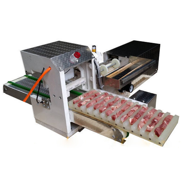 High-speed Motor Kebab Skewer Making Machine Stainless Steel  Meat Skewer Machine Souvlaki Skewer Machine