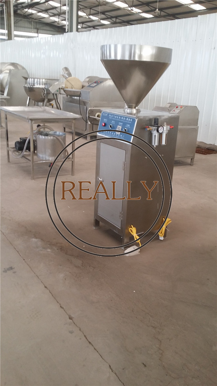 Sausage Meat Extruder Pump Sausages Stuffer Filling and Twisting Machine With High Quality Material