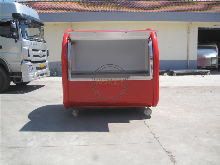 2022 Mobile Hand Push Food Kiosk Customized Hot Dog Vending Kiosk Catering Carts with CE Certification