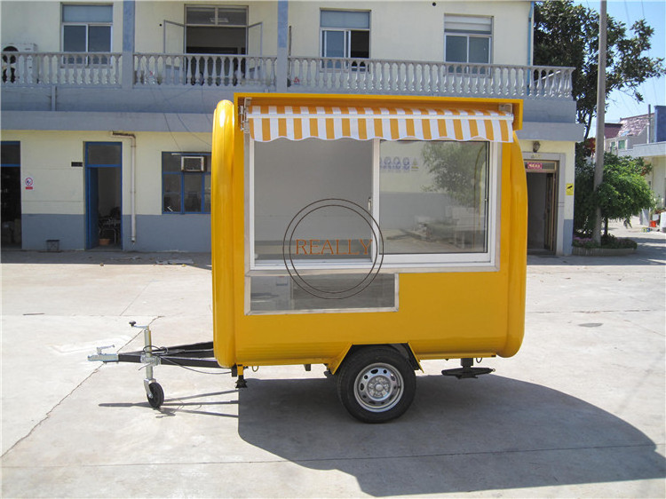 Street Food Trailer Mobile Bar Trailer Customized Fast Food Truck for Sale Concession Kitchen Food Trailers USA Standard