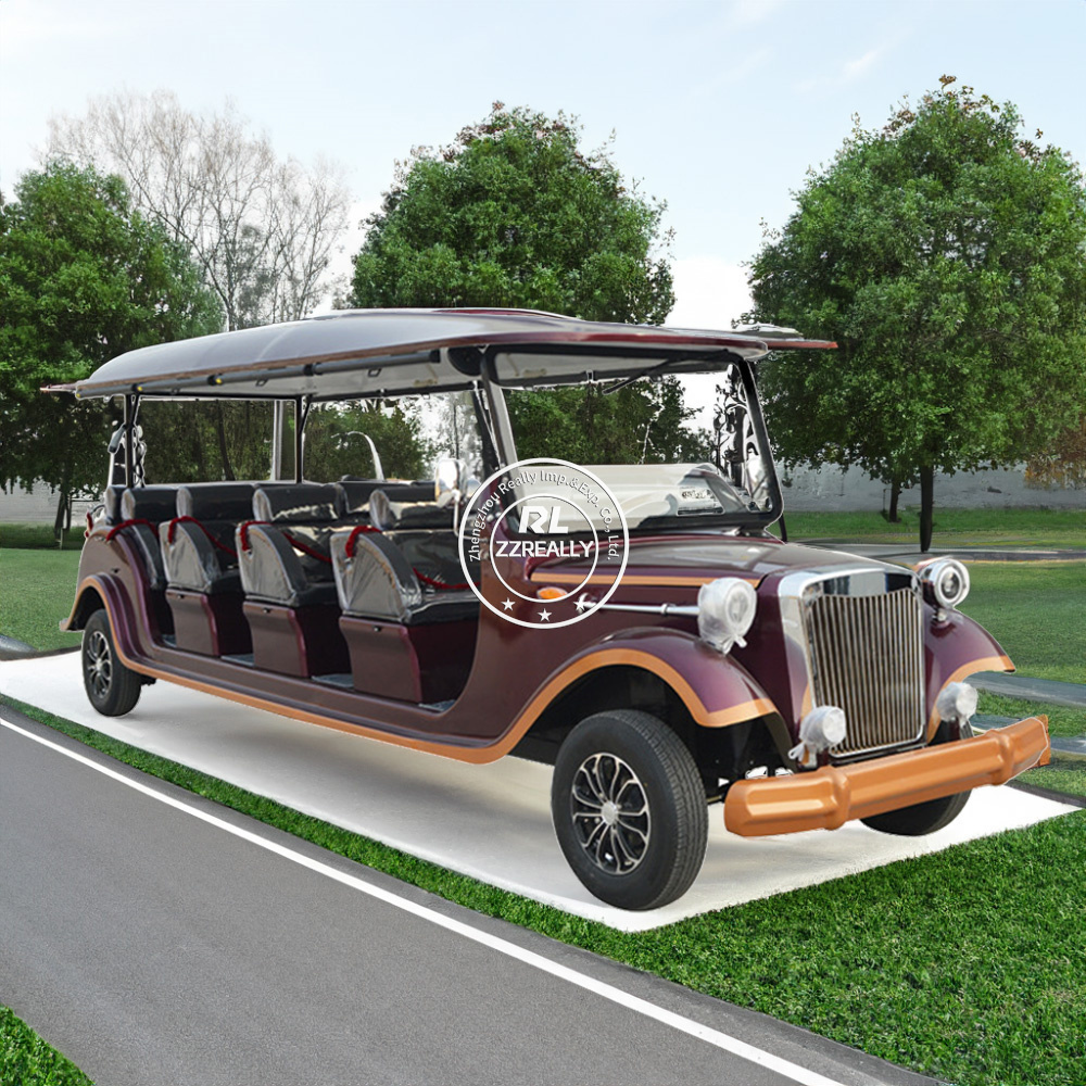 Mobile Street Legal Old Retro Golf Cart Buggy Antique Sightseeing Cart Electric Vintage Classic Car For Adults