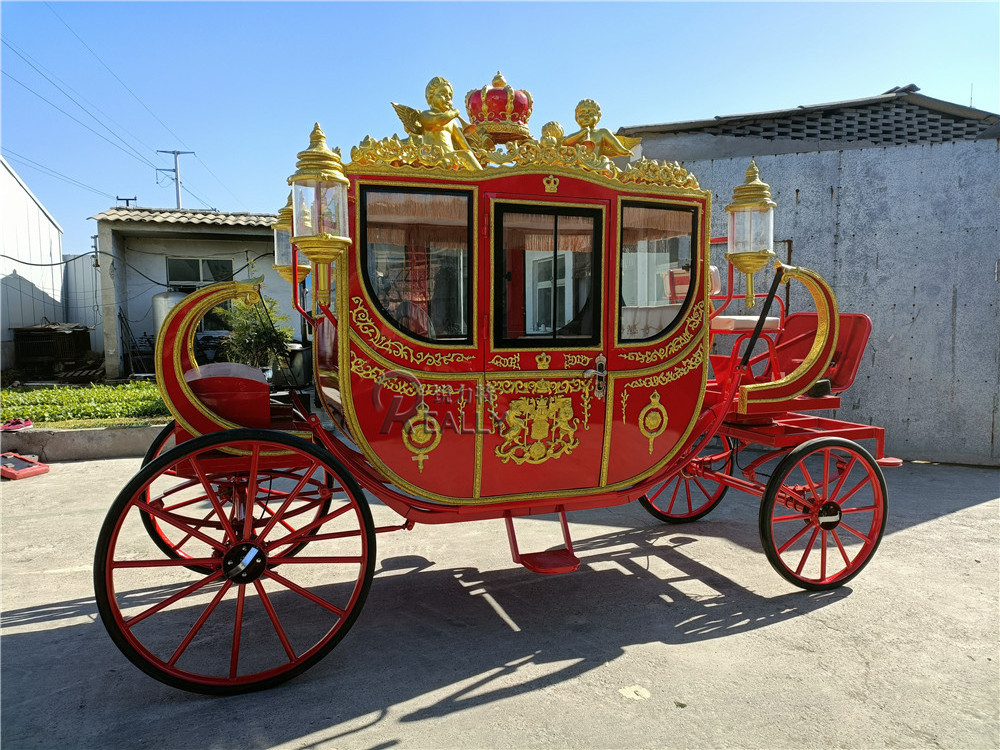 2024 Luxury Royal Carriage VIP Reception European Carriage Customized Scenic Spot Sightseeing Electric Carriage