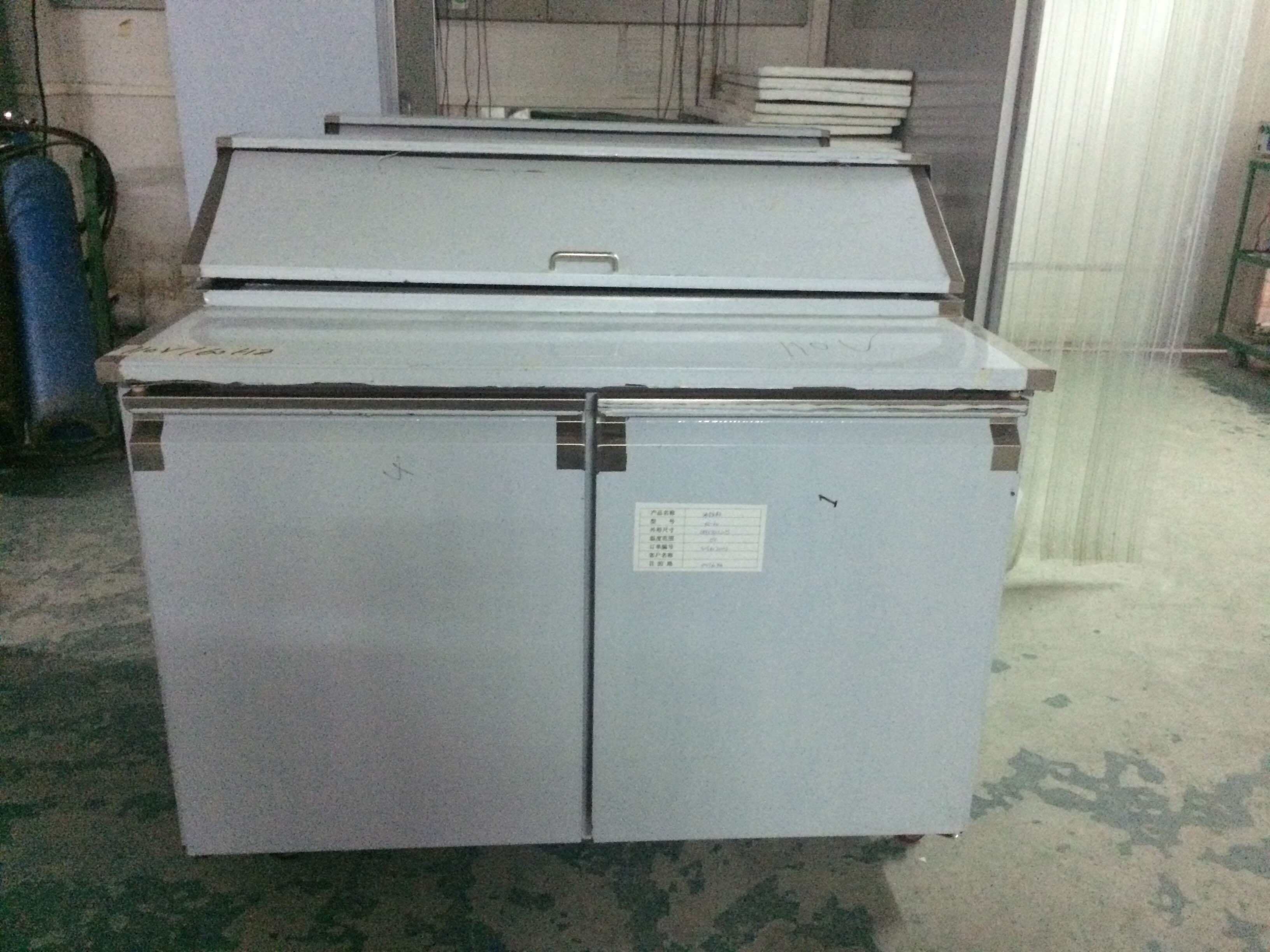 OEM 250L 2 doorcommercial refrigerator commercial stainless steel wall mounted commercial refrigerator with 180w