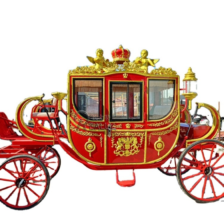 2024 Luxury Royal Carriage VIP Reception European Carriage Customized Scenic Spot Sightseeing Electric Carriage