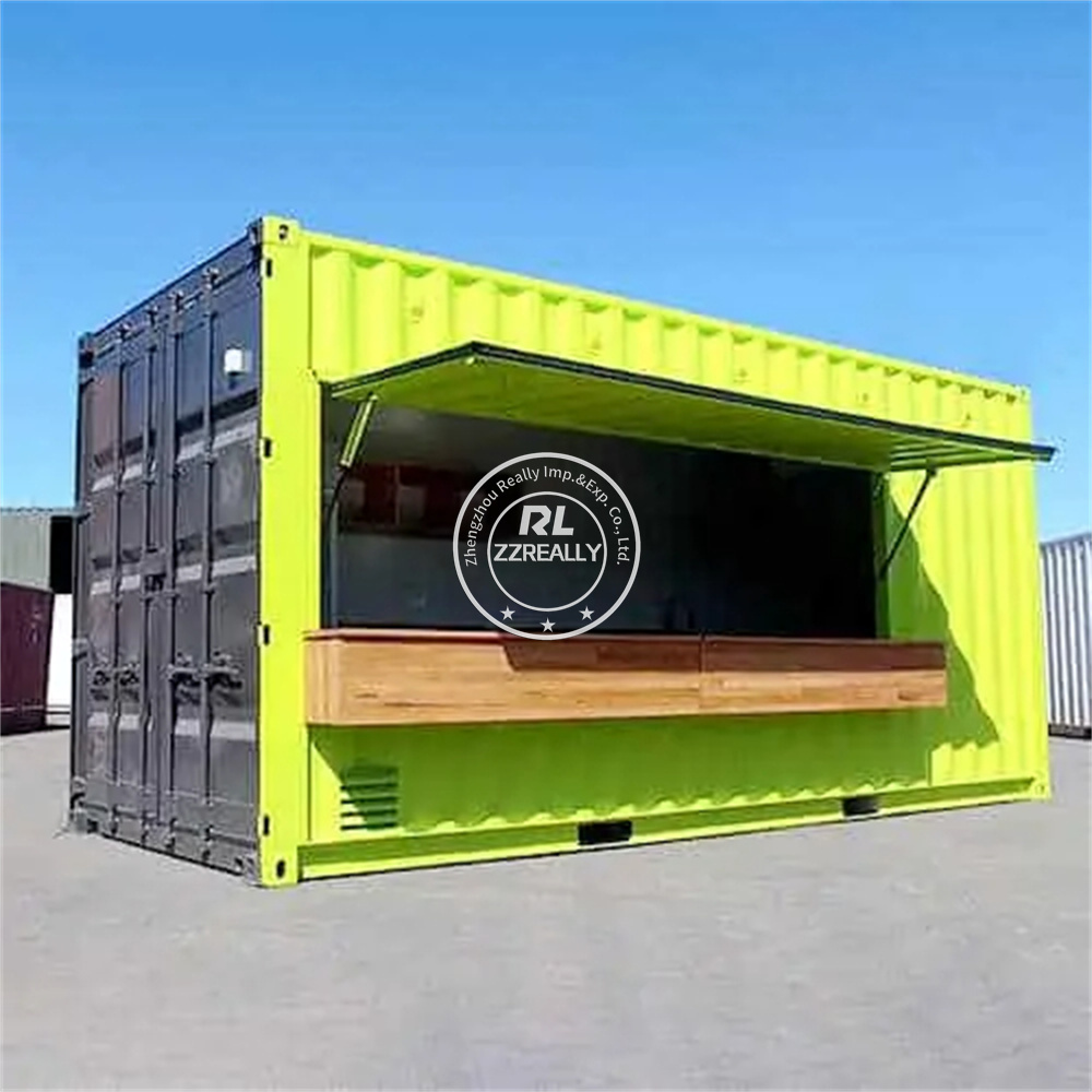 2024 Modular Steel Buildings Movable Prefab Shipping Container Restaurant Cafe Coffee Shop Bar For Sale