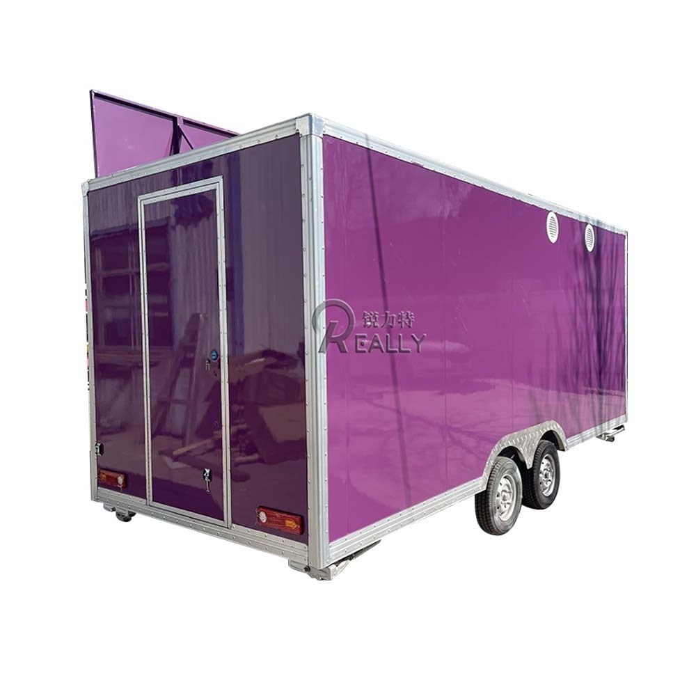 Mobile BBQ Smoker Grill Vending Machine Food Trailer