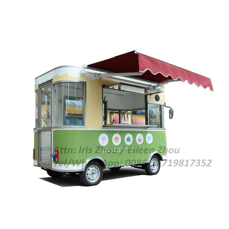 2024 Hot Selling Street Vending Carts/Food trucks for sale in china Mobile Fast Kiosk/Europe Fast Mobile Food Trailer