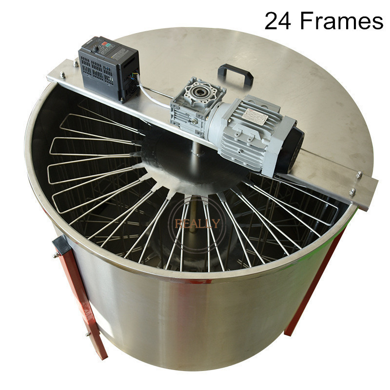 OEM 24 Frames High Capacity Honey Extractor 304 Stainless Steel Honey Extractor Beekeeping Machine for Honey Extraction