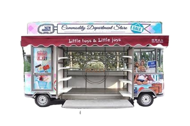 OEM electric Ice Cream street shop fast Food Trucks mobile Fruit vending Cart