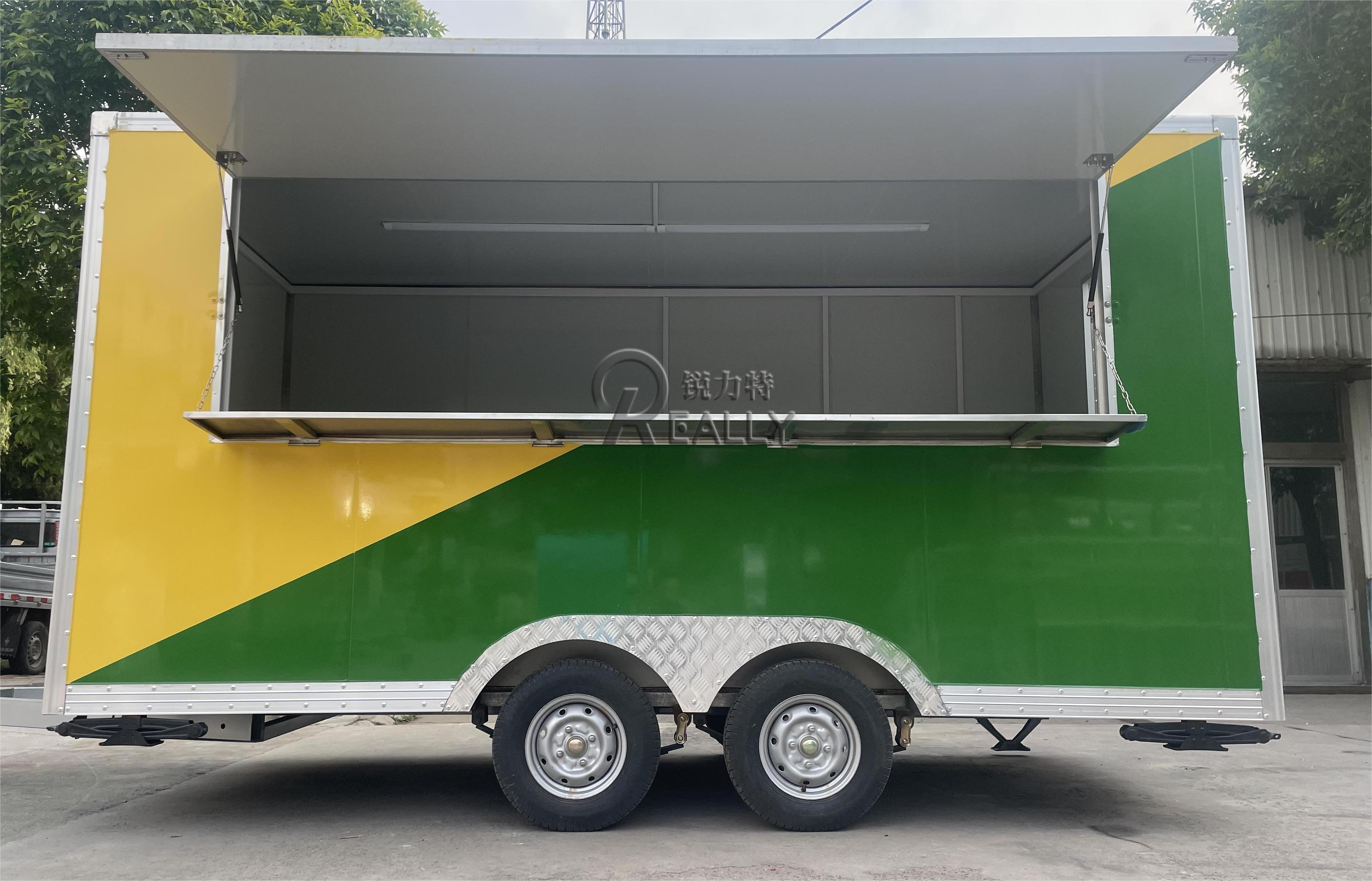 Popular Trailers Food Stand Ice Cream Cart Beer Bike Mobile Food Carts  Design For Outdoor