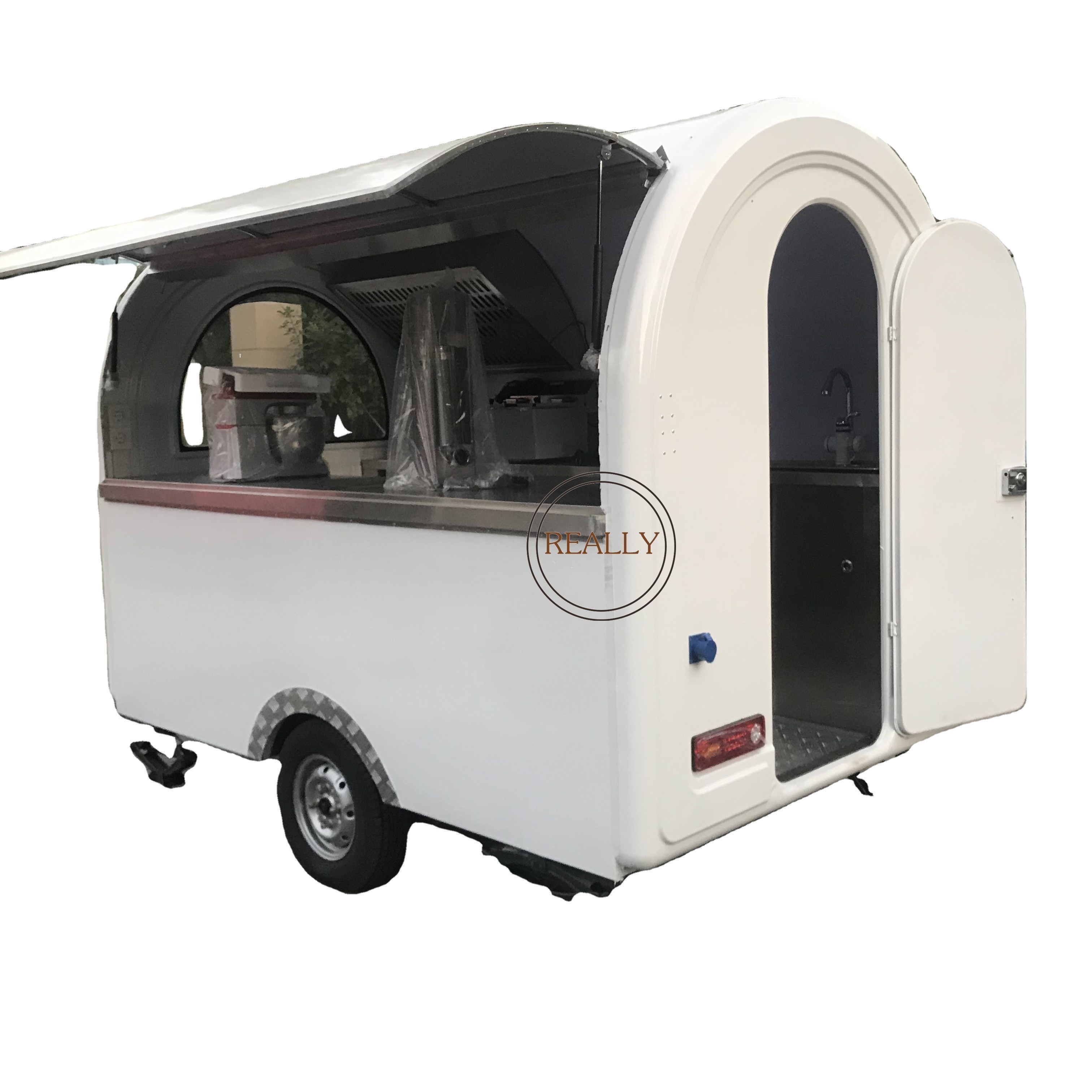 2024 Long Service Life Pizza Mobile Street Cart Fast Food Truck Fully Equipped Air Conditioner Hot Sale Australia