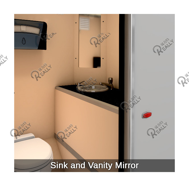 Outdoor Single Bathroom Trailer Mobile Toilet Customize Luxury Portable Toilet Truck for Organization