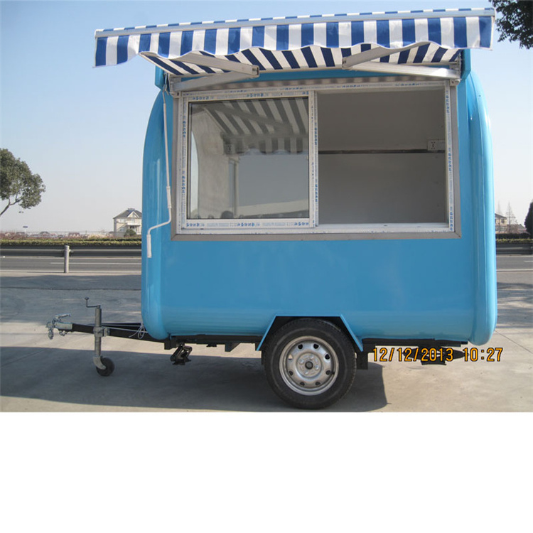 OEM Easy To Operate Mobile Motorcycle Food Cart Low Price for Fast Food Trailer with Wheels Snack Machines Food Truck