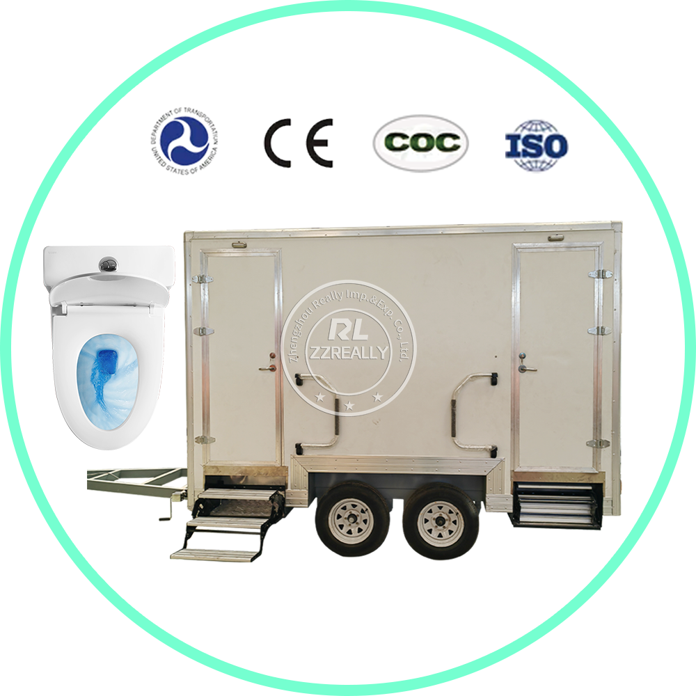 2024 Portable Restroom Toilet Trailers Mobile Portability Plastic Camping Cabin Toilet For Sale Temporary Toilet Room