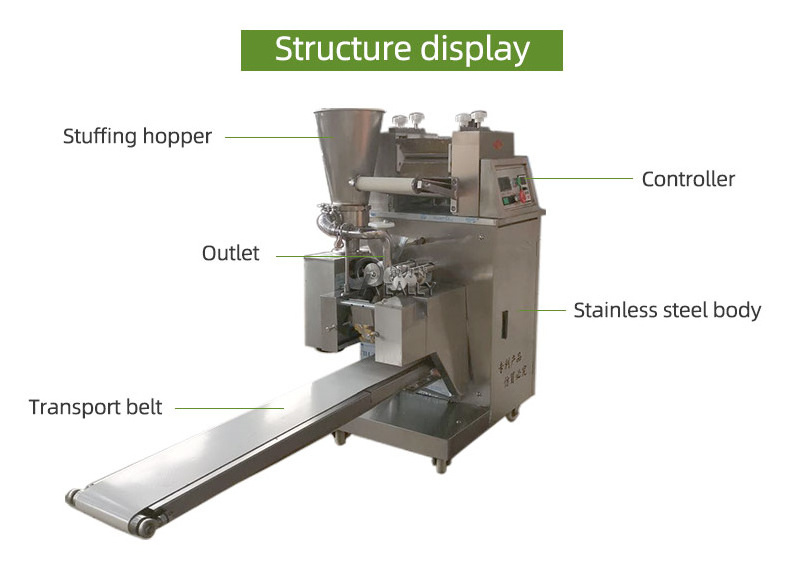 Automatic 220v Japanese Samosa Dumpling Manufacturing Machine Electric Dumplings Maker Making Machine Pierogi Machine