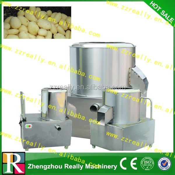 OEM large capacity commercial potato peeler and slicer machine/potato peeling machine