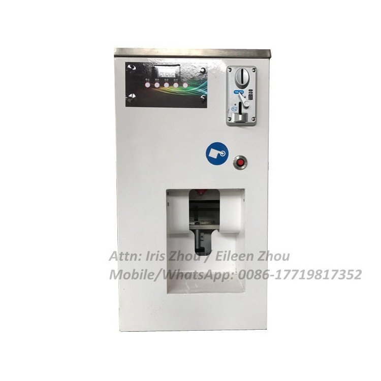 2024 Stainless Steel coin operated ice cream vending machine ice vending machine for sale