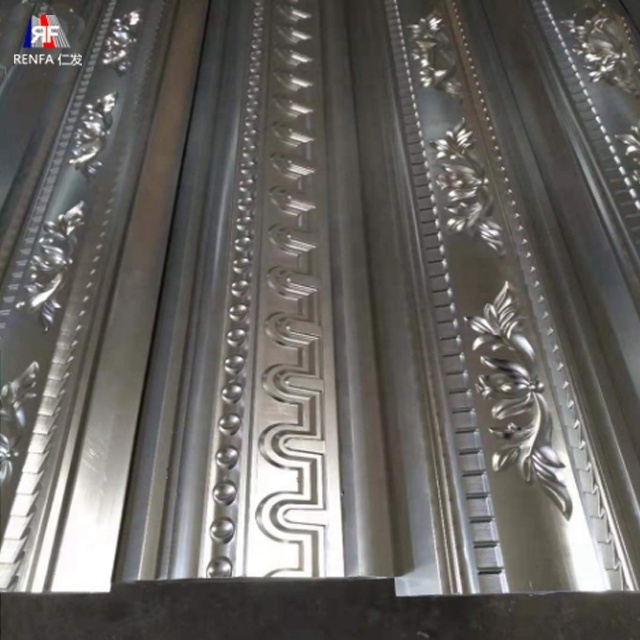 High Quality Gypsum Cornice Aluminium Molding for Interior Decorative Casting Plaster Line Moulds