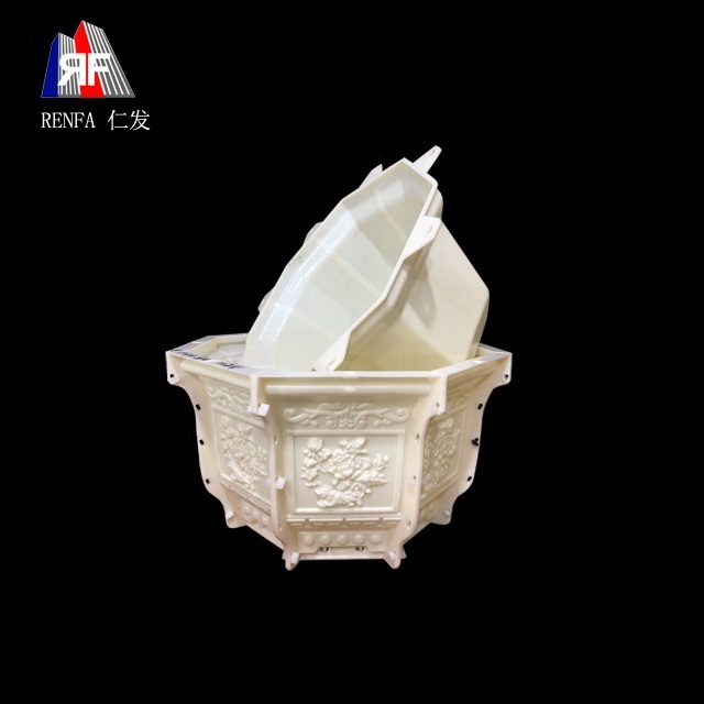 New design ornament FRP Fiberglass pillar mould for roman style flower pot