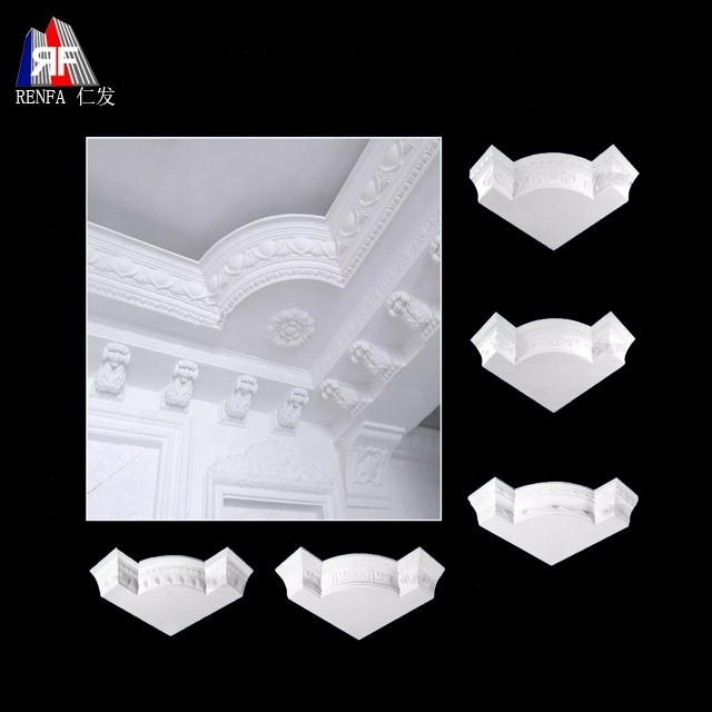 Professional Interior Decoration Silicone Gypsum Background Wall Plaster Line Mold for Gypsum Cornice Molding Wall Panel