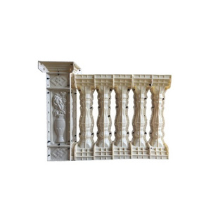 Plastic ABS material roman type concrete pillar mold cement cast in place mould for balcony column baluster